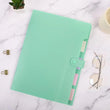 A4 Expanding File Folder – Portable Pocket Organizer with Multiple Sections for School, Office & Home (Purple)