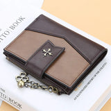 Casual Women’s PU Leather Wallet – Elegant Zipper Bifold Clutch Purse with Card Holder & Coin Pocket