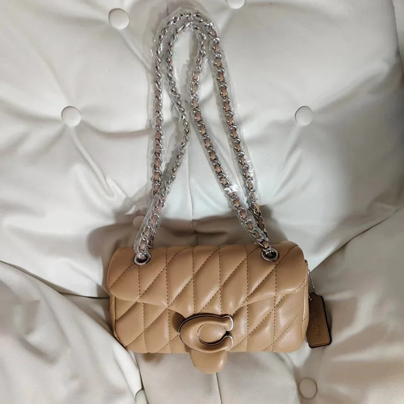 2025 Chain Crossbody Bag – Quilted Sheepskin Shoulder Tote & Underarm Bag for Women 👜✨