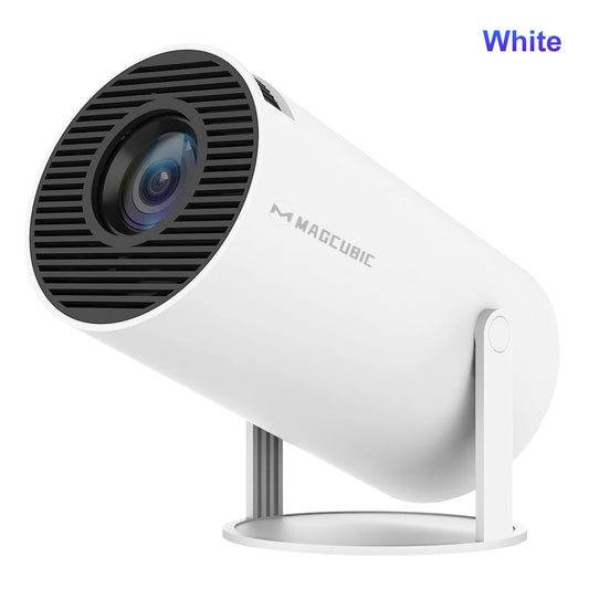 MAGCUBIC HY300 Pro Mini Projector – Native 720p HD (4K Support), 200 ANSI Lumens, Android 11, Dual-Band Wi-Fi 6 & Bluetooth 5.0