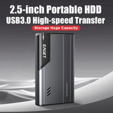 Eaget 2.5″ Portable External Hard Drive – 500GB/1TB USB 3.0 HDD for Desktop, Laptop, Mac, Gaming Consoles & PS5