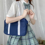 JK Uniform Style Messenger Handbag for Teen Girls – Large Capacity Anime Cosplay Shoulder Bag