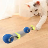 Interactive Rolling Ball Toy for Cats & Small Dogs – USB Rechargeable Smart Pet Wheel with Faux Tail