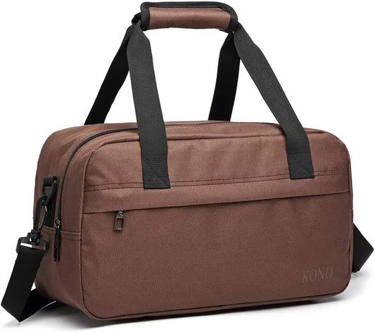 KONO 35×20×20 cabin bag – Ryanair under-seat 14L carry-on duffel, unisex hand luggage for travel, flights & sports