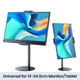 Portable Desktop Monitor Stand – Adjustable Height VESA Bracket for iPad, Phone & 13–24.5cm Tablet/Monitor Support