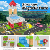 100PCS Magnetic Building Block Toy Set – Creative Construction Kit for Kids, Educational STEM Toys for Boys & Girls (Ages 3+)