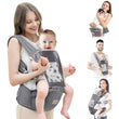All-Position Baby Carrier with Hood – Ergonomic Hip Seat Carrier for Newborns to Toddlers, All Seasons Use