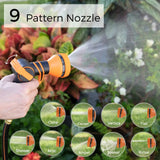 Giraffe Tools CW20 Heavy-Duty Retractable Garden Hose Reel – 5/8″ × 65 ft with Swivel Bracket, Any-Length Lock