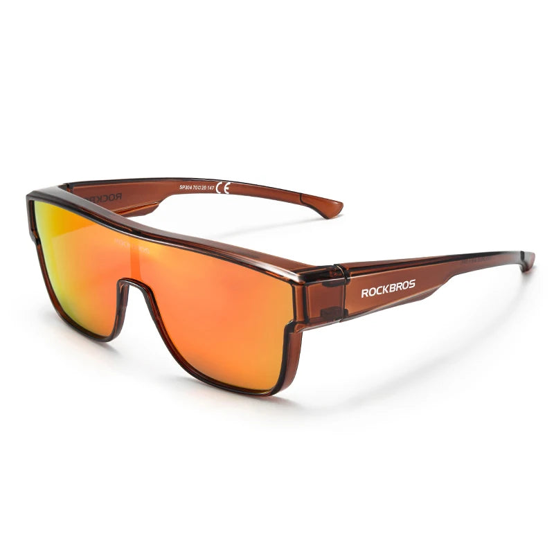 ROCKBROS Polarized Cycling Glasses – Lightweight UV400 Dual-Wear Sunglasses for Men & Women MTB & Road Biking
