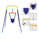 Baby Door Jumper & Exerciser – Adjustable Hanging Bouncing Swing Chair with Safety Buckle, Hammock Seat for Indoor & Outdoor Play