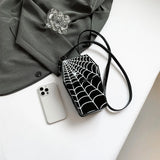 Women’s Gothic Coffin-Shaped Shoulder Bag – PU Leather Crossbody Hobo Purse with Adjustable Strap for Halloween & Cosplay