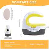 HTVRONT 2nd Gen Portable MINI Heat Press Machine DIY Auto Easy Heating Transfer Iron On HTV for Clothes Bags Shoes Hat T-shirts - PulinGO
