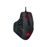 Redragon M811 Aatrox MMO Gaming Mouse – Wired RGB Optical Mouse with 15 Programmable Buttons & Ergonomic Natural Grip Design