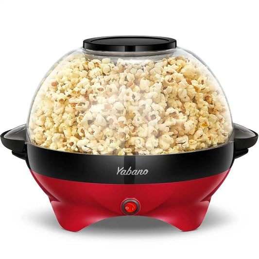 6 QT Electric Popcorn Maker with Non-Stick Plate, Quick-Heat Technology & Cool-Touch Handles 🍿