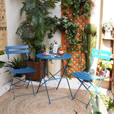 “3-Piece Folding Bistro Set – Weather-Resistant Table & 2 Chairs for Patio, Yard & Garden Conversation Spaces”