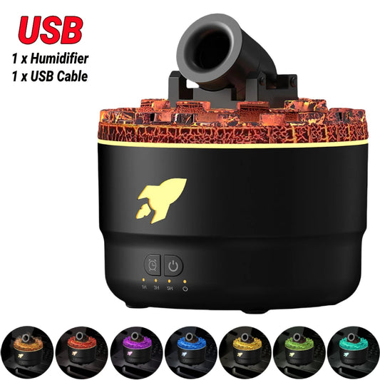 Cannon Blast Aroma Humidifier – Turret-Style Ultrasonic Diffuser with LED & Timer