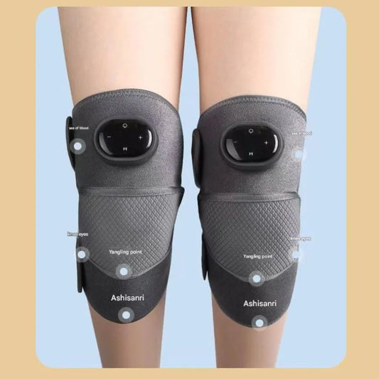 3-in-1 Heated Knee Wrap – USB Rechargeable 1800mAh Battery with Adjustable Heat, Vibration & Massage for Pain Relief 🦵⚡