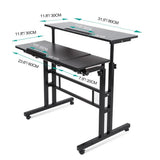 Adjustable PC Desk – Multi-Purpose Height Adjustable Laptop & Computer Table for Home, Office & Study Use