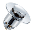 Bathroom Sink Drain Stopper Without Overflow – Stainless Pop-Up Plug with Odour & Leak Blocker