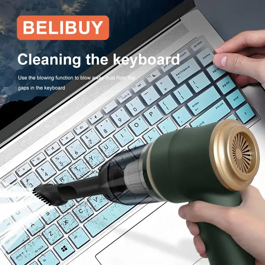 Belibuy Portable Vacuum Cleaner – High Power Handheld Vacuum for Home, Car, Office & Carpet Cleaning