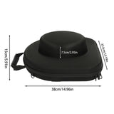 Hard EVA Carry-Bag for Cowboy Hats – Durable Storage Case with Adjustable Strap & Multiple Carry Options