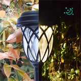 10-Pack Solar Powered Tube Lights – Decorative Garden & Lawn Lamps | Light & Shadow Landscape Lighting for Courtyard & Pathways