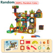 158PCS/200PCS Marble Run Magnetic Pipe Puzzle Set – DIY Construction Building Blocks STEM Toy for Kids Ages 3+, Creative Game Tiles