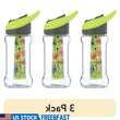 3-Pack Paloma 500 ml Kids Hydration Bottle – Freezer Stick, Flip-Up Sipper Cap, BPA-Free, Dishwasher-Safe