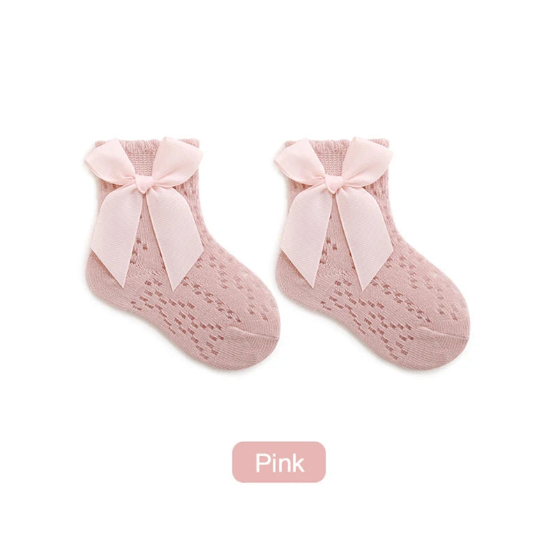 Cute Baby Girls’ Lace Ruffle Socks – Non-Slip Grip Infant & Toddler Socks for Parties, Birthdays & Photoshoots