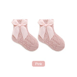 Cute Baby Girls’ Lace Ruffle Socks – Non-Slip Grip Infant & Toddler Socks for Parties, Birthdays & Photoshoots