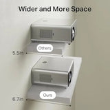 Rustic Wood Floating Wall Shelves – Wall-Mounted Storage Display for Bathroom, Bedroom & Kitchen