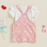 Baby Girls 2-Piece Summer Outfit – Floral Print Sleeveless Romper with Matching Sun Hat for Summer Fun