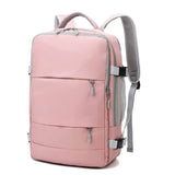 35L Waterproof Travel Backpack for Women – Dry & Wet Separation Laptop Bag with USB Charging Port