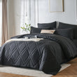 7-Piece Queen/King Medium-Firm Down Alternative Comforter Set – All-Season Cozy Bedding Ensemble