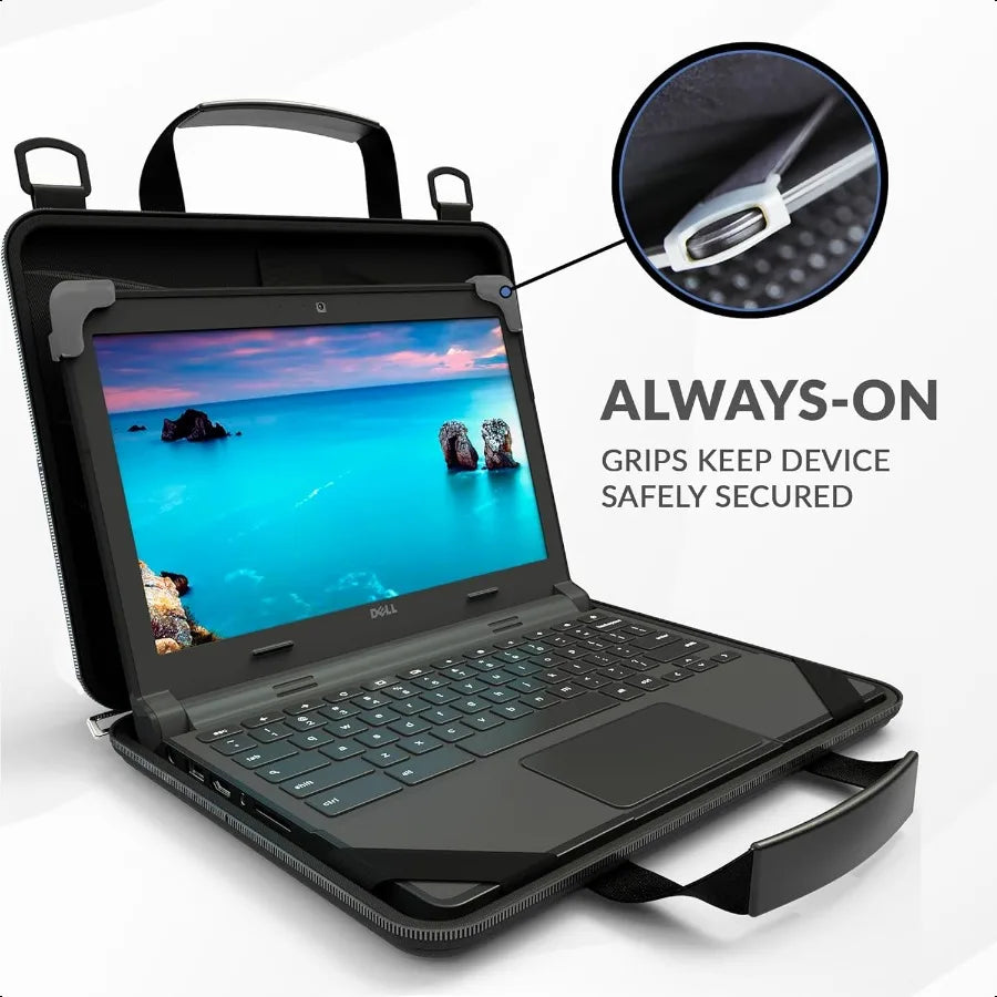 13–14″ Always-On Laptop Pouch – Work-in Case for Chromebook & Laptops, Designed for Students, Classrooms & Business