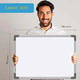 16″×12″ Portable Magnetic Dry Erase Whiteboard – Includes 8 Markers & 6 Magnets 🧲🖊️