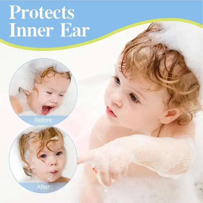 Baby Waterproof Ear Protection Stickers – 60PCS Soft Shower & Swimming Ear Shields