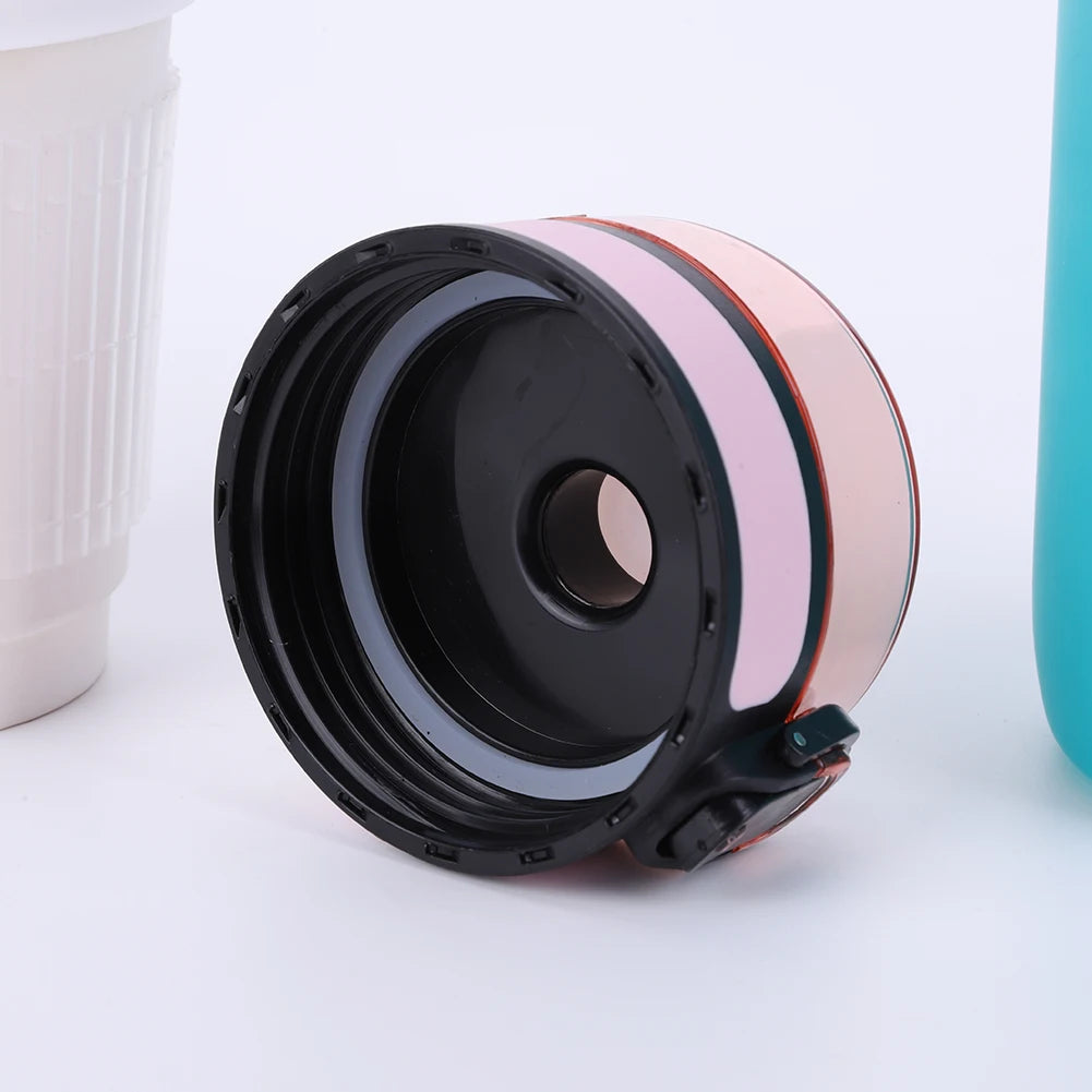 1000ml Motivational Water Bottle with Handle – Frosted Gradient Time Marker Fitness Cup