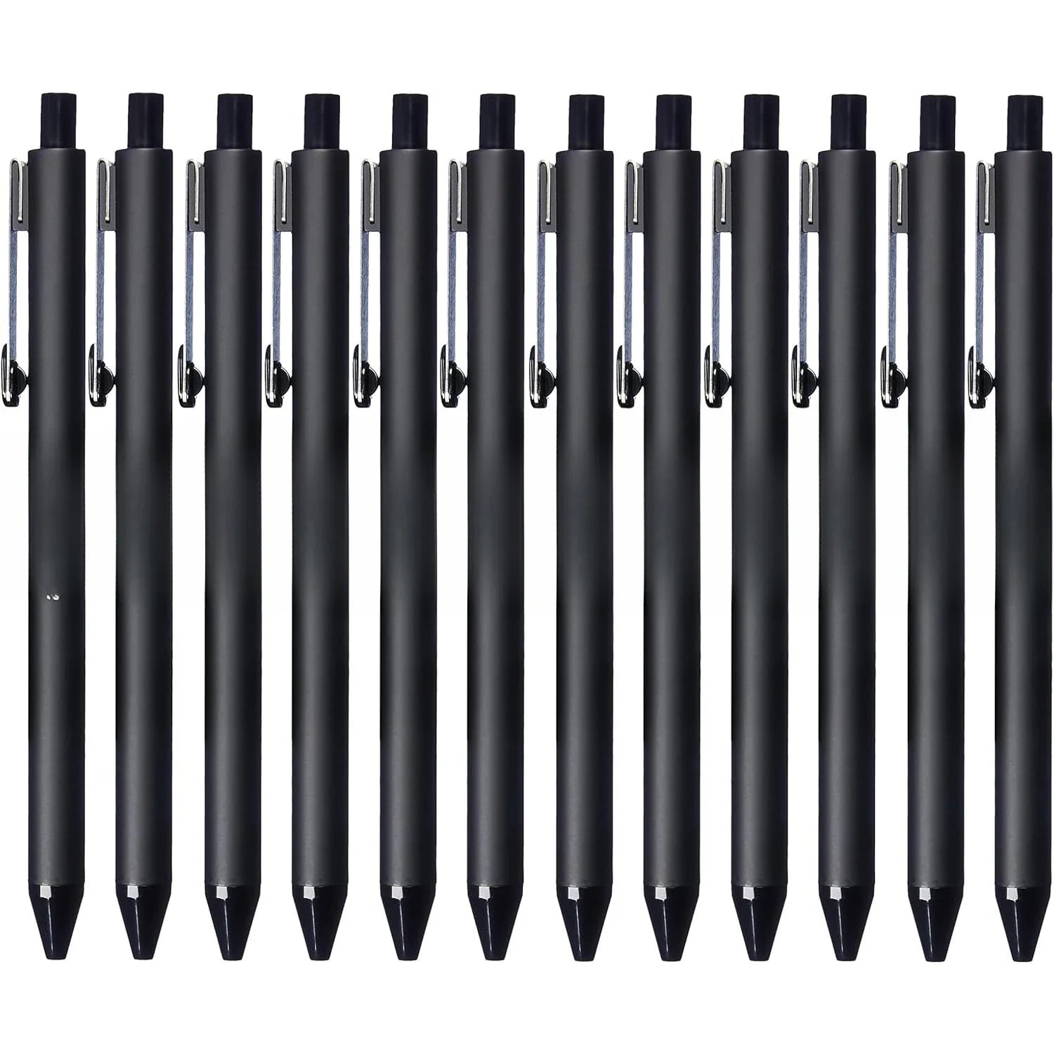 Black Ballpoint Pens – 12-Pack Retractable Smooth Writing Pens for Office, School & Home 🖊️