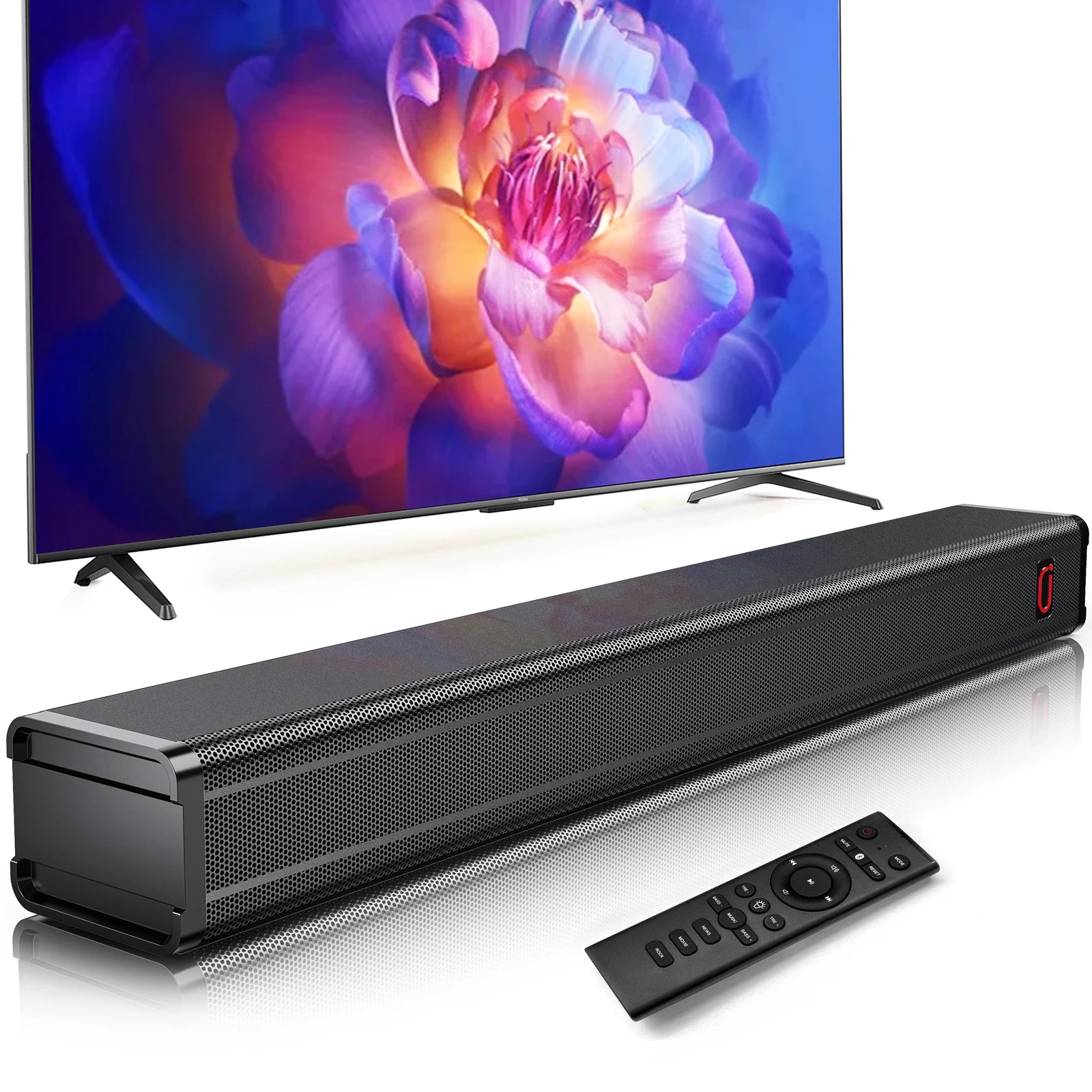 TISCO TV Soundbar – 2.0 Channel Bluetooth 5.4 Speaker with Subwoofer, 3D Surround Sound & 3 EQ Modes for Home Theater