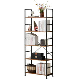 JHK 5 Tier Bookcase Bookshelf Modern Book Case For Books Corner Storage Organizer for Bedroom Home Office Kitchen Living Room - PulinGO