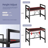 Expandable Microwave Shelf Organizer – Adjustable 42–64cm Countertop Rack, Moisture & Rust-Proof Kitchen Storage Shelf