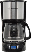 220V 12-Cup Digital Programmable Coffee Maker – Permanent Filter, Hot Plate, Not for USA Use