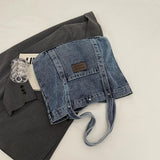 Women’s Denim Shoulder Bag – Large Capacity, Stylish Tote for Casual, Work & Travel 👜✨