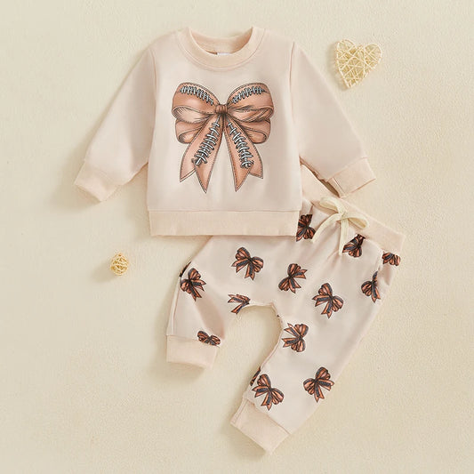 Adorable Toddler Girls Winter Outfit – Floral Print Hoodie & Warm Leggings 2-Piece Clothing Set for Baby Girls