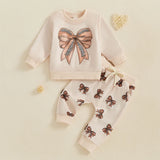 Adorable Toddler Girls Winter Outfit – Floral Print Hoodie & Warm Leggings 2-Piece Clothing Set for Baby Girls