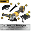 DEWALT DCG414 Brushless Angle Grinder – 125 mm / 4½″-6″ Disc, 9,000 RPM, Kickback Brake