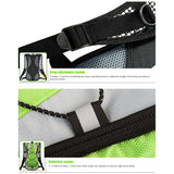 Reflective Hydration Backpack Vest for Cycling & Running – Lightweight Outdoor Knapsack for Hiking and Biking