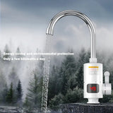 3000 W Instant-Heat Mixer Tap – Electric Hot & Cold Water Faucet with LCD Display & 360° Swivel