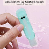 3-Piece Silicone Automatic Bookmark Set – Cute Alligator Clip Designs, Stay-in-Place Markers for Reading & Study